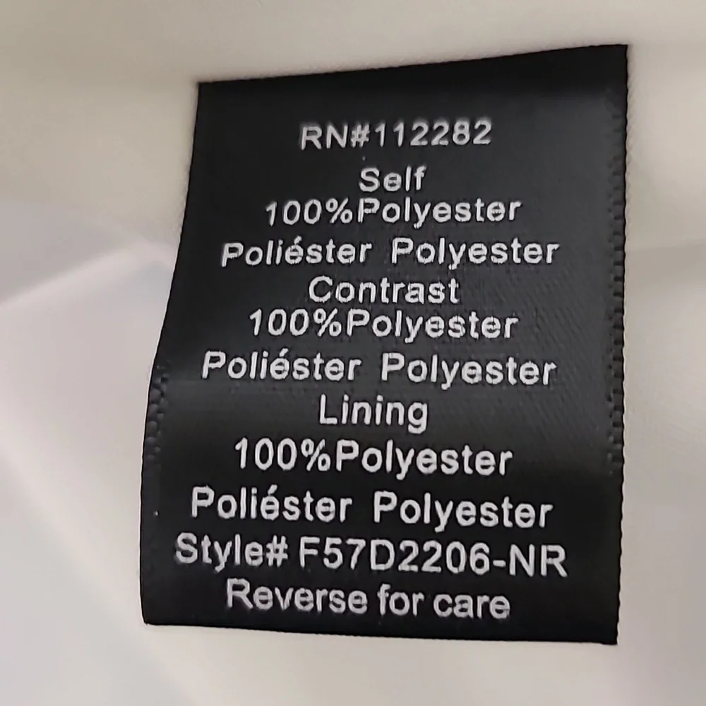 Adelyn Rae Dress Blue Pattern Large - Picture 8 of 8